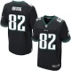 Eagles de Philadelphie Hommes Nike # 82 Mike Quick Élite noire remplaçant NFL Maillot Magasin