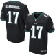 Men Nike Philadelphia Eagles &17 Harold Carmichael Elite Black Alternate NFL Jersey