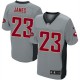 Men Nike San Francisco 49ers &23 LaMichael James Elite Grey Shadow NFL Jersey