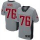 Men Nike San Francisco 49ers &76 Anthony Davis Elite Grey Shadow NFL Jersey