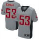 Men Nike San Francisco 49ers &53 NaVorro Bowman Elite Grey Shadow NFL Jersey