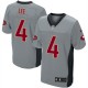 Men Nike San Francisco 49ers &4 Andy Lee Elite Grey Shadow NFL Jersey