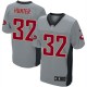 Men Nike San Francisco 49ers &32 Kendall Hunter Elite Grey Shadow NFL Jersey