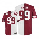 Men Nike San Francisco 49ers &99 Aldon Smith Elite Team/Road Two Tone NFL Jersey