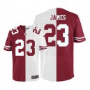Men Nike San Francisco 49ers &23 LaMichael James Elite Team/Road Two Tone NFL Jersey