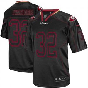 Hommes Nike San Francisco 49ers # 32 Kendall Hunter Élite Lights Out noir NFL Maillot Magasin Hommes Nike San Francisco 49ers # 32 Kendall Hunter Élite Lights Out noir NFL Maillot Magasin
