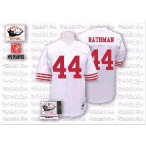 Mitchell et Ness San Francisco 49ers # 44 Tom Rathman authentique blanc NFL Maillot Magasin
