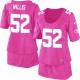 Women Nike San Francisco 49ers &52 Patrick Willis Elite Pink Breast Cancer Awareness NFL Jersey