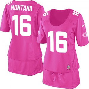 Femmes Nike San Francisco 49ers # 16 Joe Montana Élite Rose Breast Cancer Awareness NFL Maillot Magasin Femmes Nike San Francisco 49ers # 16 Joe Montana Élite Rose Breast Cancer Awareness NFL Maillot Magasin