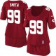 Women Nike San Francisco 49ers &99 Aldon Smith Elite Red Breast Cancer Awareness NFL Jersey