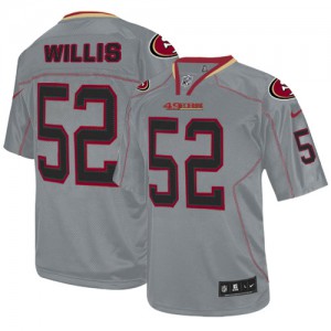 Hommes Nike San Francisco 49ers # 52 Patrick Willis Élite Lights Out gris NFL Maillot Magasin Hommes Nike San Francisco 49ers # 52 Patrick Willis Élite Lights Out gris NFL Maillot Magasin