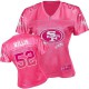 Women Nike San Francisco 49ers &52 Patrick Willis Elite Pink Fem Fan NFL Jersey