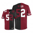 Men Nike San Francisco 49ers &52 Patrick Willis Elite Team/Alternate Two Tone NFL Jersey