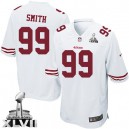 Youth Nike San Francisco 49ers &99 Aldon Smith Elite White Super Bowl XLVII NFL Jersey