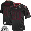 Youth Nike San Francisco 49ers &80 Jerry Rice Lights Out Black Elite Super Bowl XLVII NFL Jersey