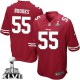 Youth Nike San Francisco 49ers &55 Ahmad Brooks Elite Red Team Color Super Bowl XLVII NFL Jersey