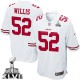 Youth Nike San Francisco 49ers &52 Patrick Willis Elite White Super Bowl XLVII NFL Jersey