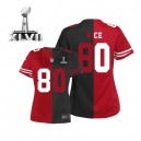 Women Nike San Francisco 49ers &80 Jerry Rice Elite Team/Alternate Two Tone Super Bowl XLVII NFL Jersey