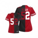 Women Nike San Francisco 49ers &52 Patrick Willis Elite Team/Alternate Two Tone NFL Jersey