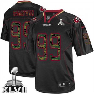 Hommes Nike San Francisco 49ers # 99 Aldon Smith Élite noire Camo mode Super Bowl XLVII NFL Maillot Magasin Hommes Nike San Francisco 49ers # 99 Aldon Smith Élite noire Camo mode Super Bowl XLVII NFL Maillot Magasin