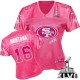 Women Nike San Francisco 49ers &16 Joe Montana Elite Pink Fem Fan Super Bowl XLVII NFL Jersey