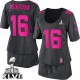 Women Nike San Francisco 49ers &16 Joe Montana Elite Dark Grey Breast Cancer Awareness Super Bowl XLVII NFL Jersey