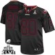 Men Nike San Francisco 49ers &80 Jerry Rice Elite Lights Out Black Super Bowl XLVII NFL Jersey