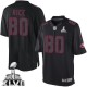 Men Nike San Francisco 49ers &80 Jerry Rice Elite Black Impact Super Bowl XLVII NFL Jersey