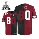 Men Nike San Francisco 49ers &80 Jerry Rice Elite Team/Alternate Two Tone Super Bowl XLVII NFL Jersey