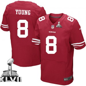 Hommes Nike San Francisco 49ers # 8 Steve Young élite rouge équipe couleur Super Bowl XLVII NFL Maillot Magasin Hommes Nike San Francisco 49ers # 8 Steve Young élite rouge équipe couleur Super Bowl XLVII NFL Maillot Magasin