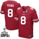Men Nike San Francisco 49ers &8 Steve Young Elite Red Team Color Super Bowl XLVII NFL Jersey