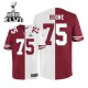 Men Nike San Francisco 49ers &75 Alex Boone Elite Team/Road Two Tone Super Bowl XLVII NFL Jersey