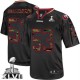 Men Nike San Francisco 49ers &53 NaVorro Bowman Elite Black Camo Fashion Super Bowl XLVII NFL Jersey