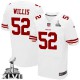 Men Nike San Francisco 49ers &52 Patrick Willis Elite White Super Bowl XLVII NFL Jersey