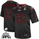 Men Nike San Francisco 49ers &16 Joe Montana Elite New Lights Out Black Super Bowl XLVII NFL Jersey