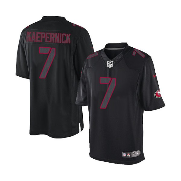 Hommes Nike San Francisco 49ers 7 Colin Kaepernick Élite noir incidence NFL Maillot Magasin Hommes Nike San Francisco 49ers 7 Colin Kaepernick Élite noir incidence NFL Maillot Magasin