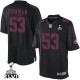 Youth Nike San Francisco 49ers &53 NaVorro Bowman Elite Black Impact Super Bowl XLVII NFL Jersey