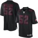 Youth Nike San Francisco 49ers &52 Patrick Willis Elite Black Impact NFL Jersey
