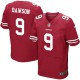 Men Nike San Francisco 49ers &9 Phil Dawson Elite Red Team Color NFL Jersey