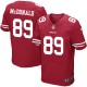 Men Nike San Francisco 49ers &89 Vance McDonald Elite Red Team Color NFL Jersey