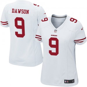 Femmes Nike San Francisco 49ers # 9 Phil Dawson Élite blanc NFL Maillot Magasin