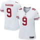 Women Nike San Francisco 49ers &9 Phil Dawson Elite White NFL Jersey