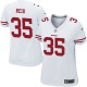 Women Nike San Francisco 49ers &35 Eric Reid Elite White NFL Jersey