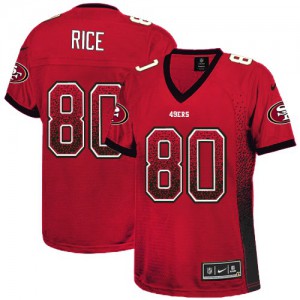 Femmes Nike San Francisco 49ers # 80 Jerry Rice élite rouge dérivent Fashion NFL Maillot Magasin Femmes Nike San Francisco 49ers # 80 Jerry Rice élite rouge dérivent Fashion NFL Maillot Magasin