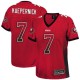 Women Nike San Francisco 49ers &7 Colin Kaepernick Elite Red Drift Fashion NFL Jersey