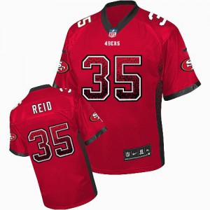 Hommes Nike San Francisco 49ers # 35 Eric Reid élite rouge dérivent Fashion NFL Maillot Magasin Hommes Nike San Francisco 49ers # 35 Eric Reid élite rouge dérivent Fashion NFL Maillot Magasin