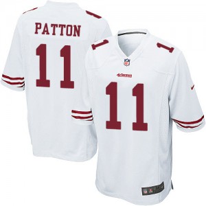 Nike de jeunesse San Francisco 49ers # 11 Quinton Patton Élite blanc NFL Maillot Magasin