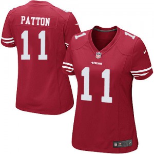 Femmes Nike San Francisco 49ers # 11 Quinton Patton élite rouge équipe NFL Maillot Magasin de couleur Femmes Nike San Francisco 49ers # 11 Quinton Patton élite rouge équipe NFL Maillot Magasin de couleur