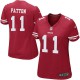 Women Nike San Francisco 49ers &11 Quinton Patton Elite Red Team Color NFL Jersey