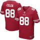 Men Nike San Francisco 49ers &88 Garrett Celek Elite Red Team Color NFL Jersey
